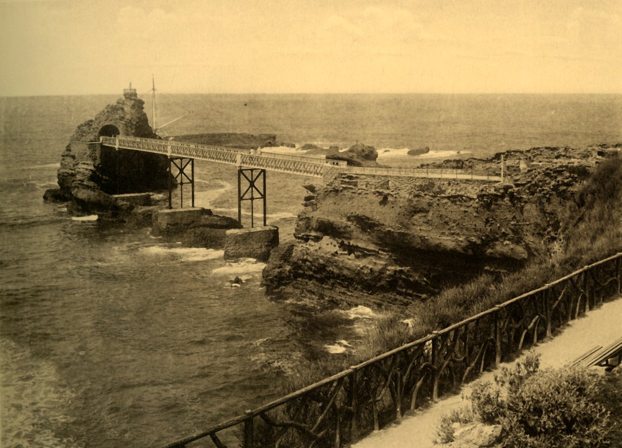 Biarritz - A Rocha da Virgem, c1930. de Unbekannt