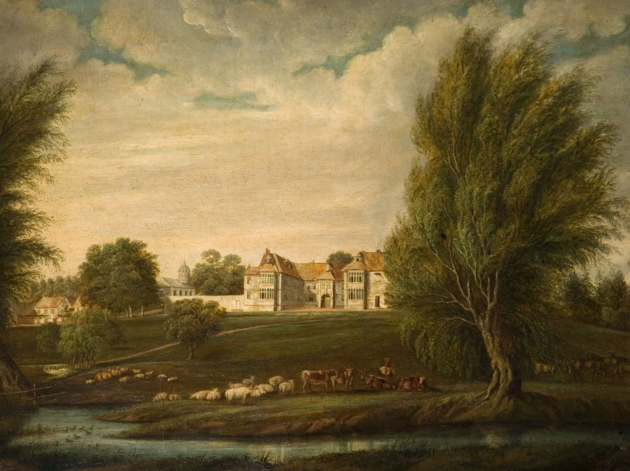 Birdingbury Hall, Warwickshire, 1800. de Unbekannt