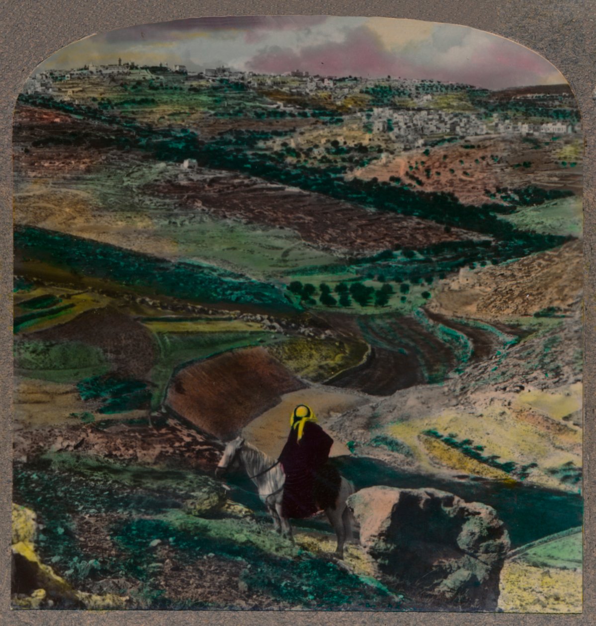 Vista aérea de Belém, com vinhas e olivais, c1900 de Unbekannt