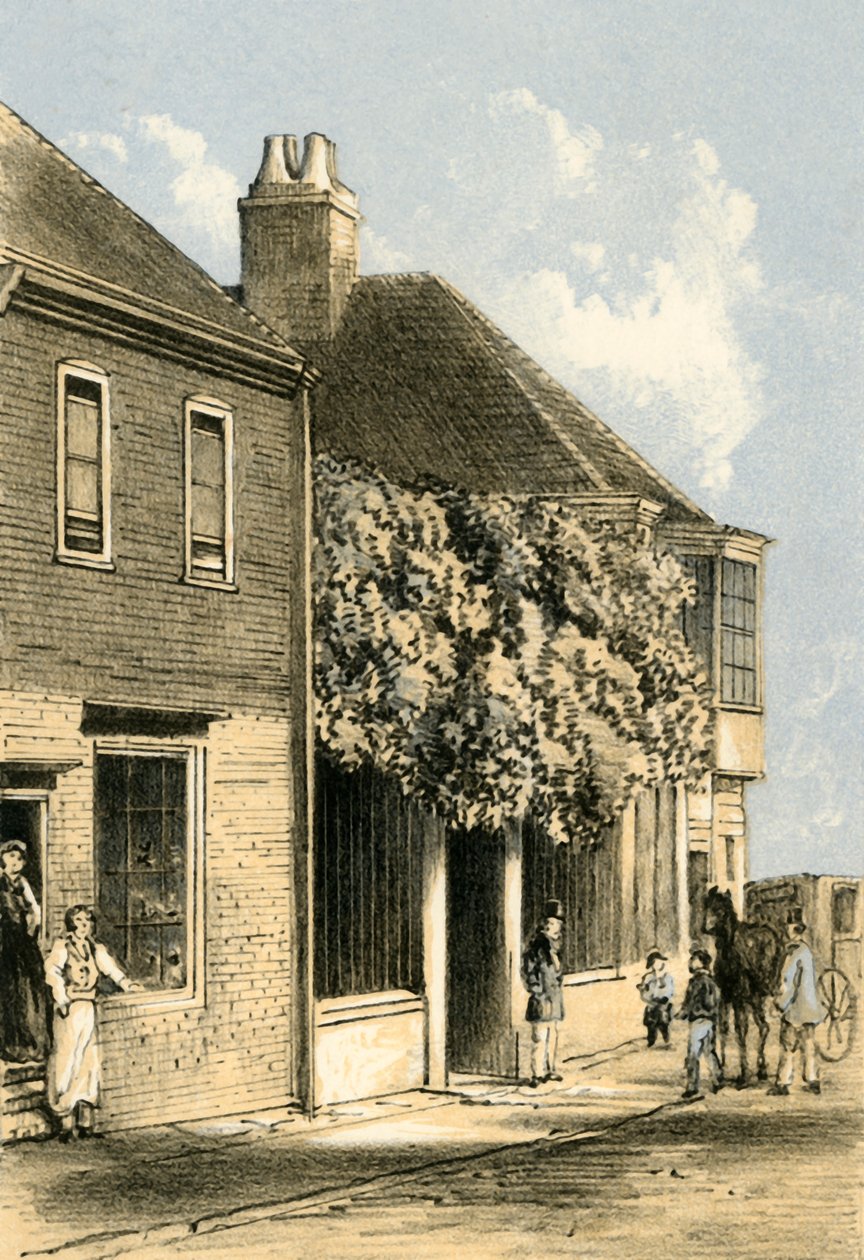 Local de nascimento do Dr. Watts, c1861. de Unbekannt