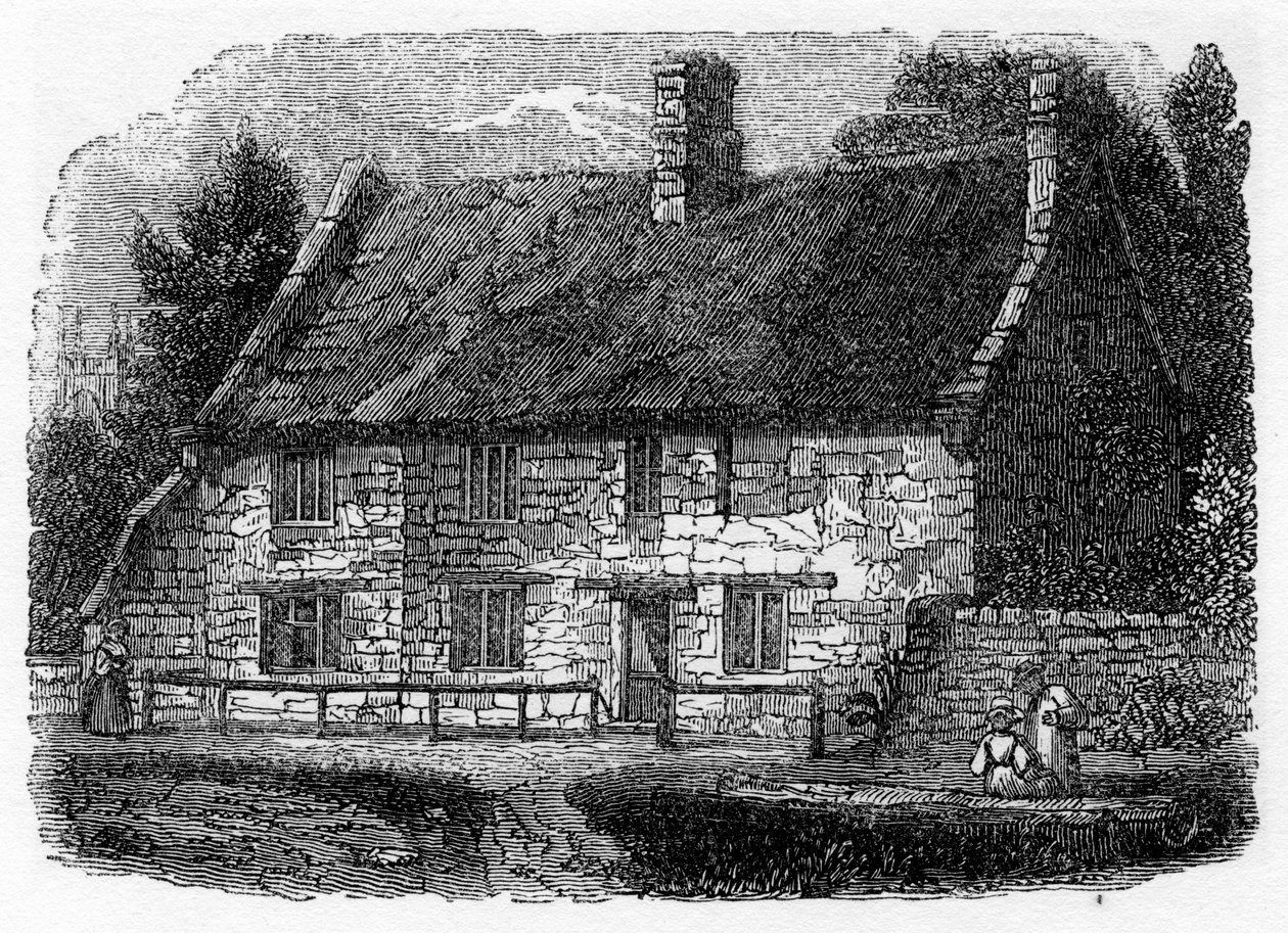 Local de nascimento do reverendo James Hervey, Hardingston, perto de Northampton, 1840 de Unbekannt