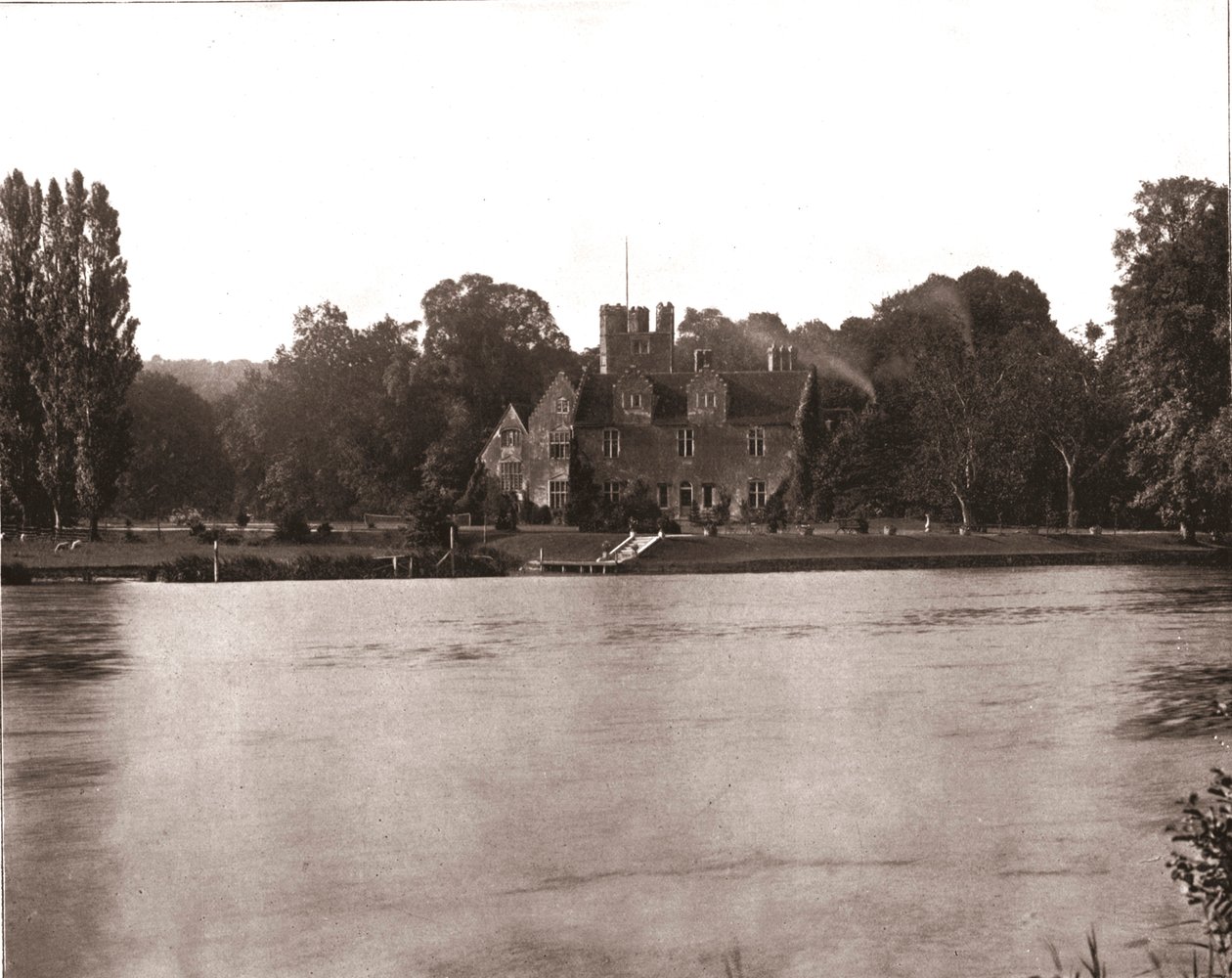 Abadia de Bisham, acima de Marlow, Berkshire, 1894. de Unbekannt