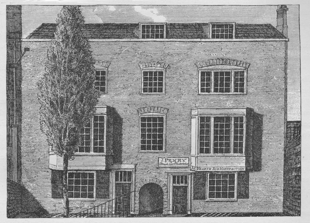 Bishop Burnets House em St Johns Square, Clerkenwell, Londres, c1900 1911 de Unbekannt