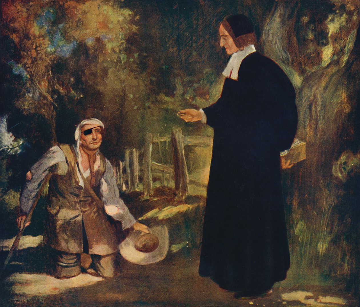 Bispo Ken e um Mendigo, 1912 de Unbekannt