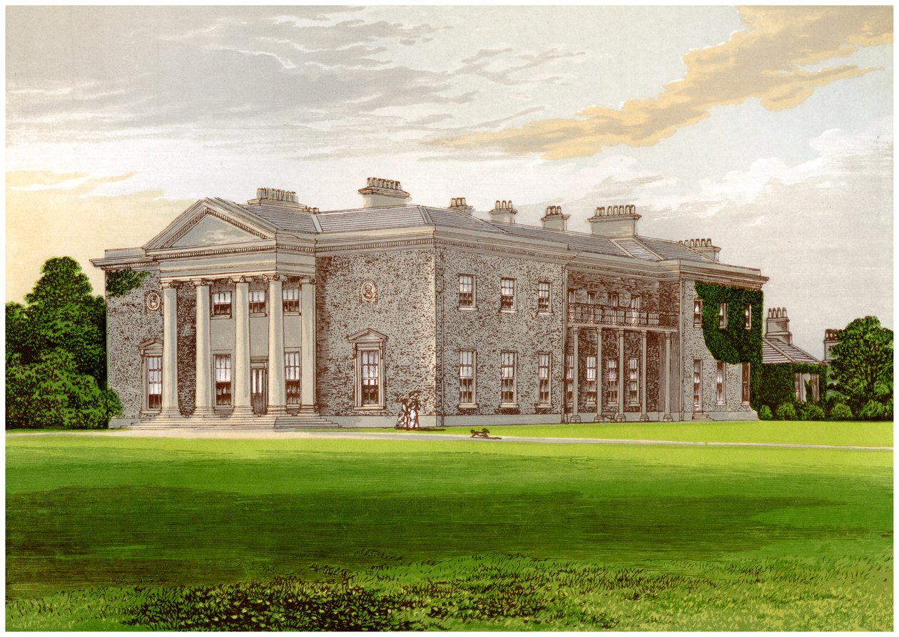 Bishopscourt, Condado de Kildare, Irlanda, casa do Conde de Clonmel, c1880 de Unbekannt