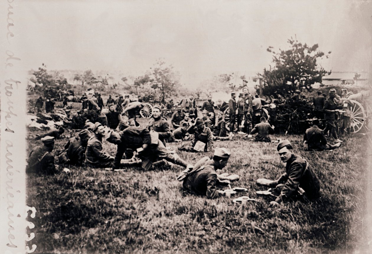 Acampamento de tropas americanas, c1914-c1918 de Unbekannt