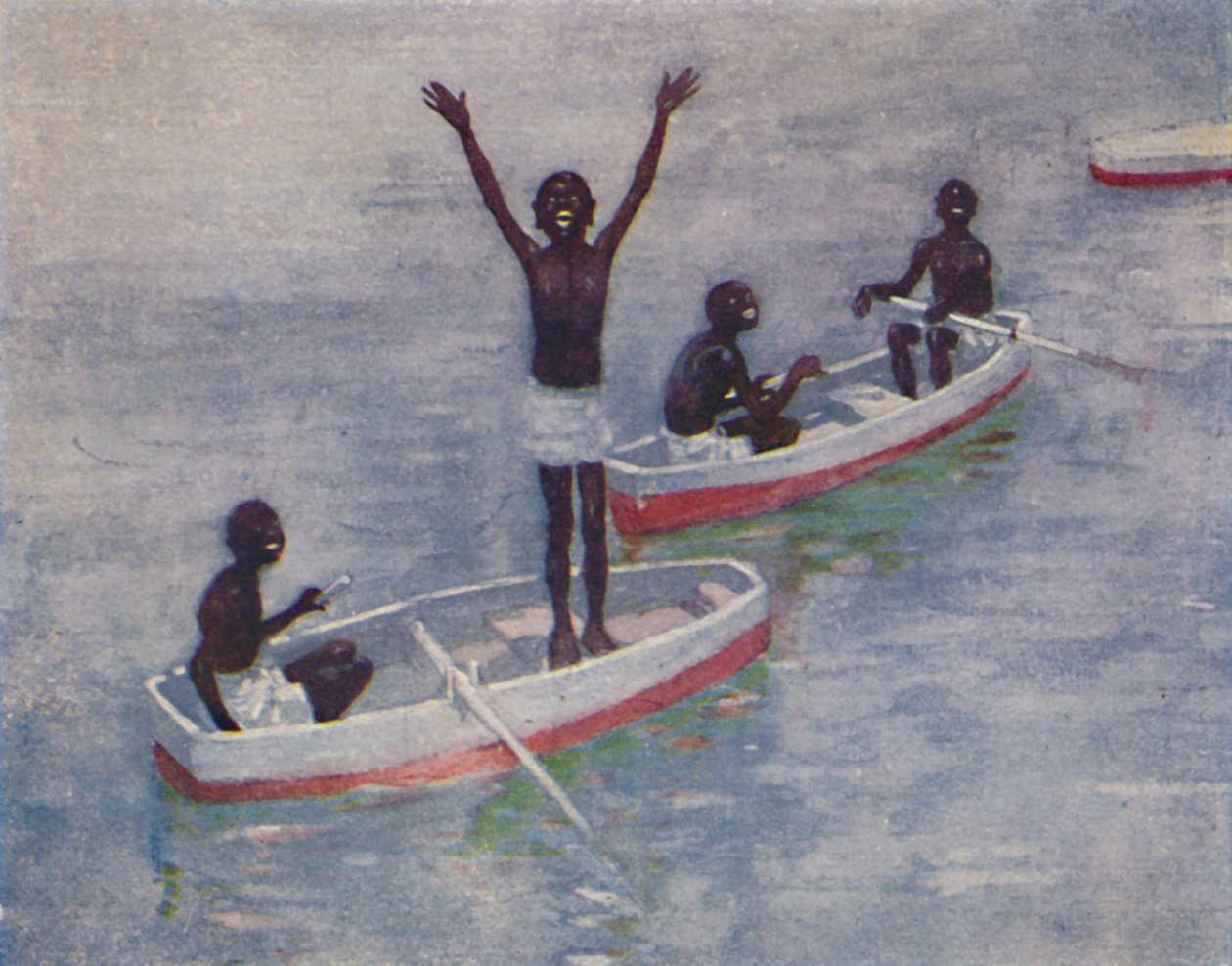 Black Boys at Barbados, 1924 de Unbekannt