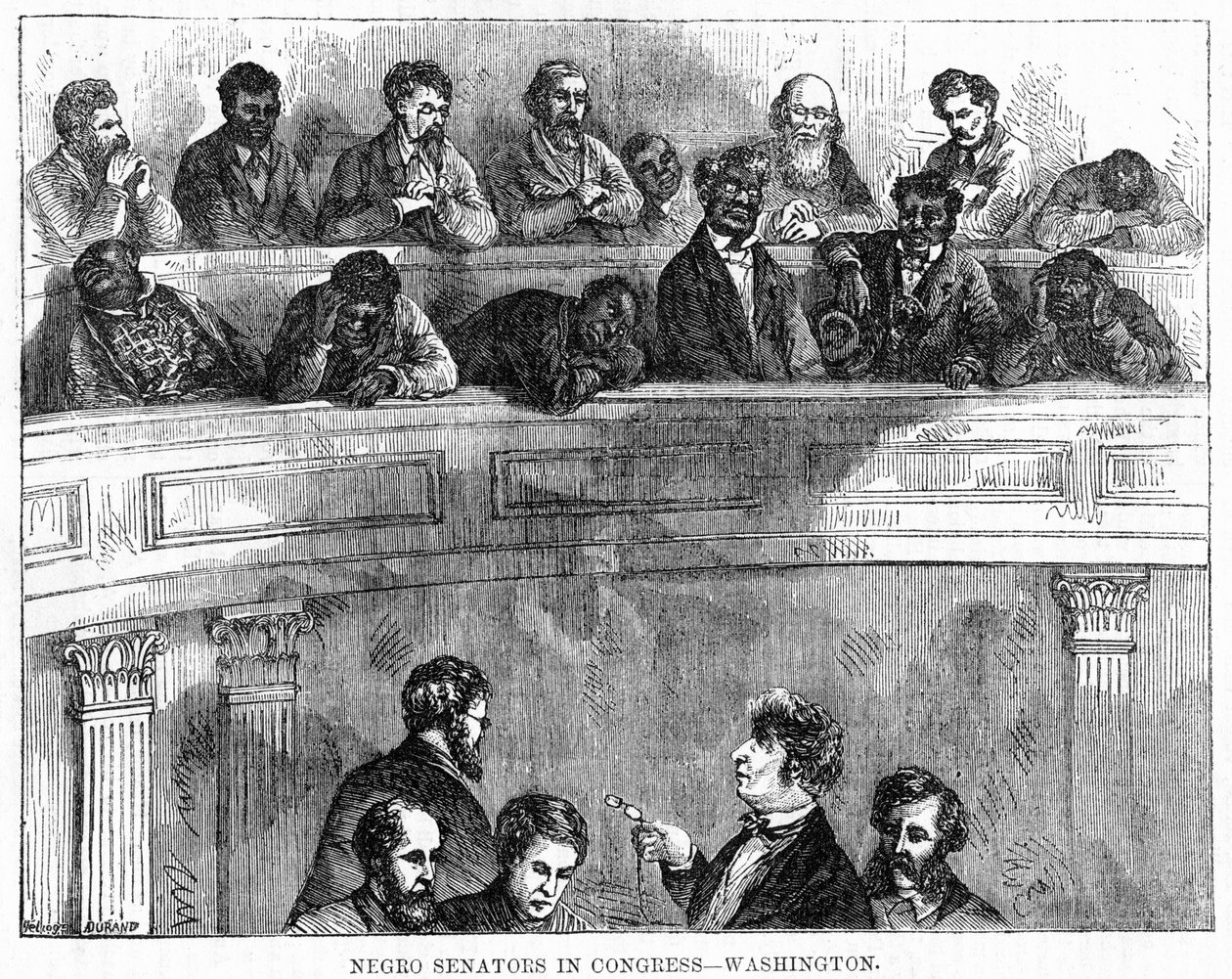 Senadores Negros no Congresso - Washington, 1868 de Unbekannt