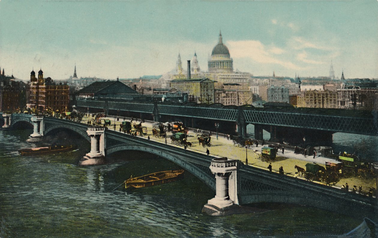 Ponte Blackfriars, Londres, 1911. de Unbekannt