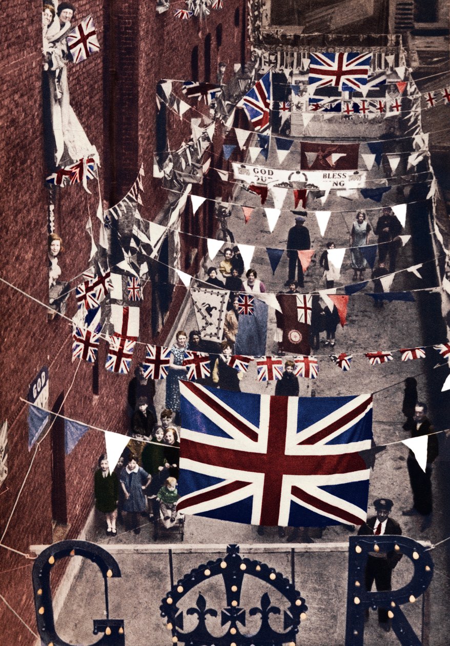 Blackfriars, Londres, decartado para a coroação do rei George VI, 1937 de Unbekannt