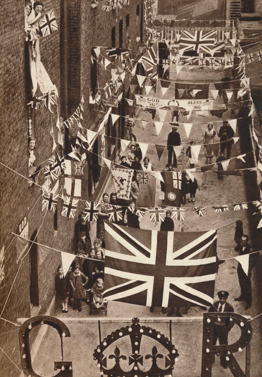 Blackfriars, Londres, decartado para a coroação do rei George VI, 1937 de Unbekannt