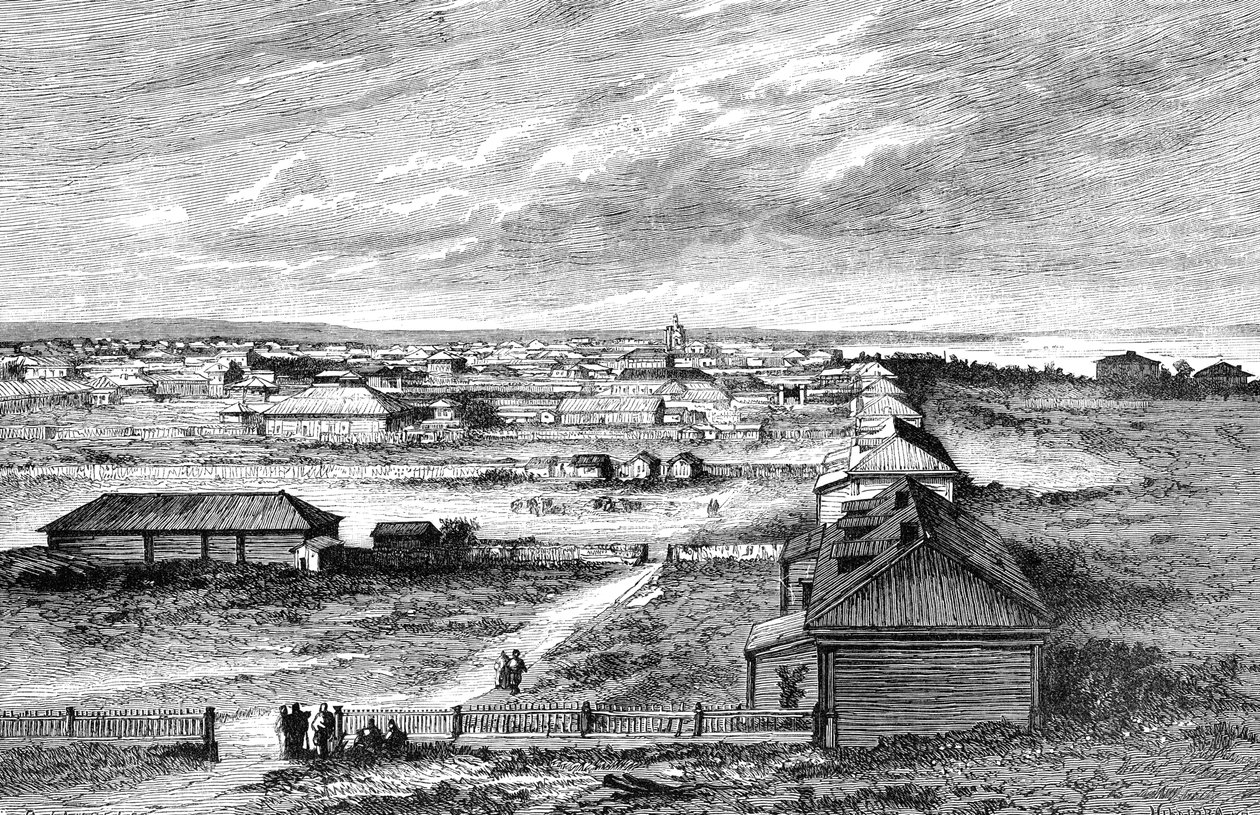 Blagovyeshchensk, Sibéria, Rússia, 1895 de Unbekannt