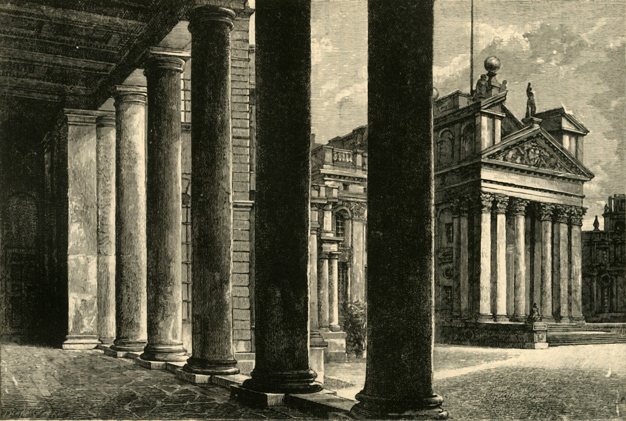 Blenheim. Aspecto Norte, 1898. de Unbekannt