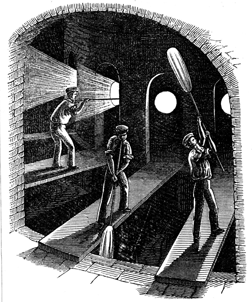 Cilindro ou folha de vidro soprado, c1860 de Unbekannt