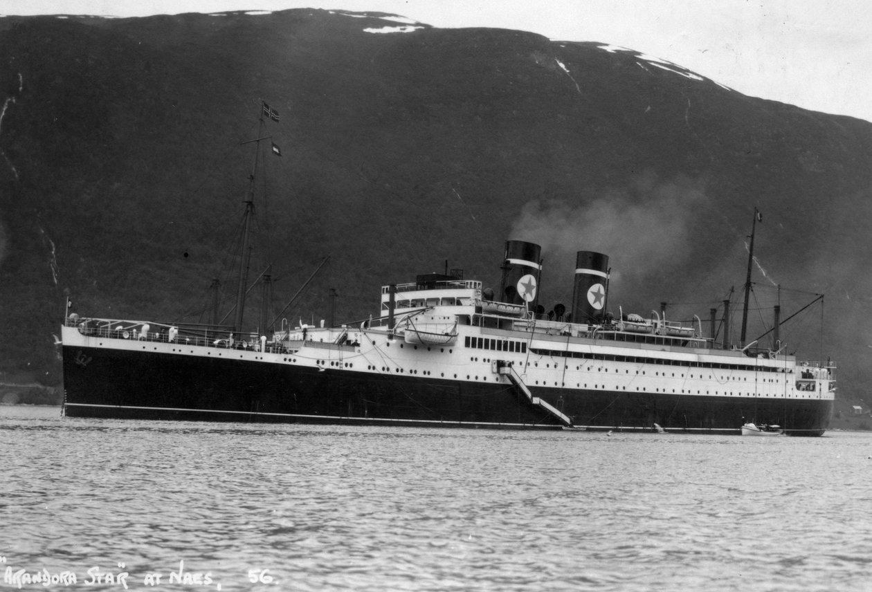 Navio de cruzeiro Blue Star Line SS Arandora Star, Noruega, c1927-c1939 de Unbekannt