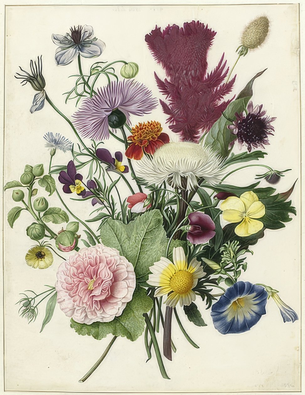Buquê de flores 1680 de Unbekannt