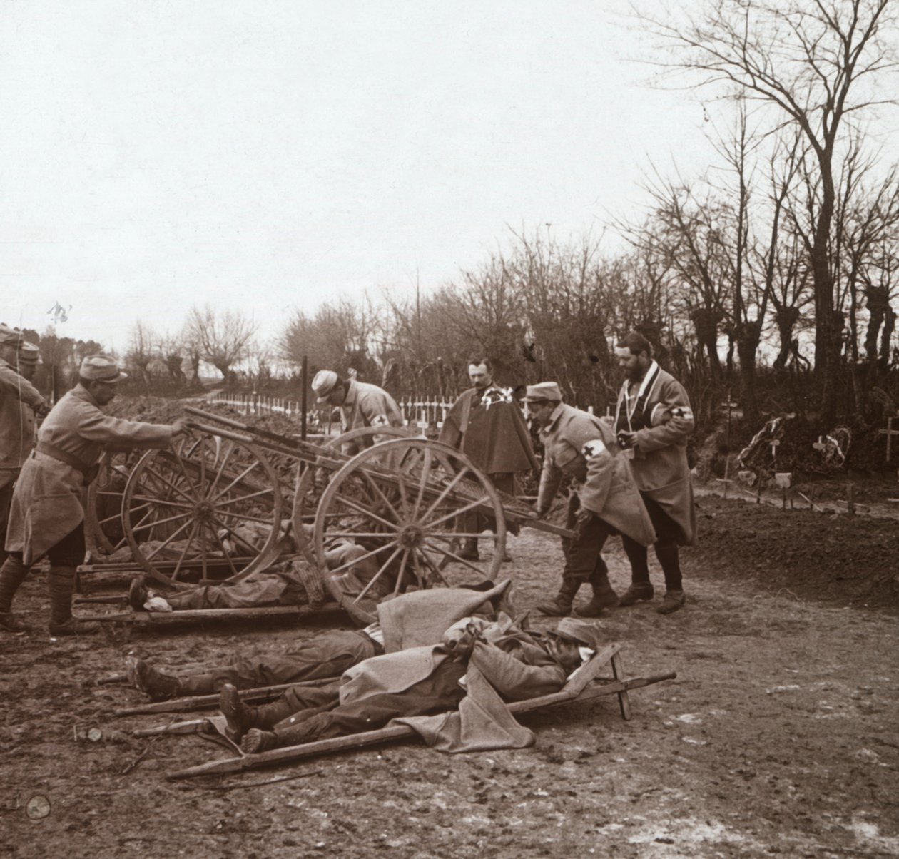 Corpos, Villers-au-Bois, norte da França, c1914-c1918. de Unbekannt