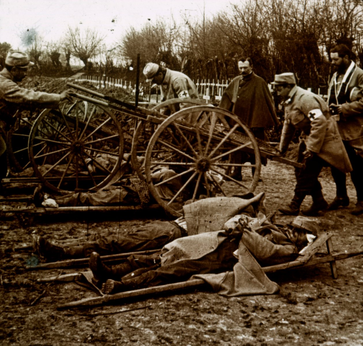 Corpos, Villers-au-Bois, norte da França, c1914-c1918 de Unbekannt