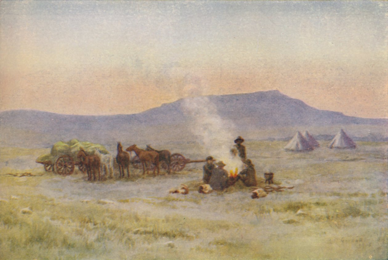 Acampamento de Boer no Veldt, 1924 de Unbekannt