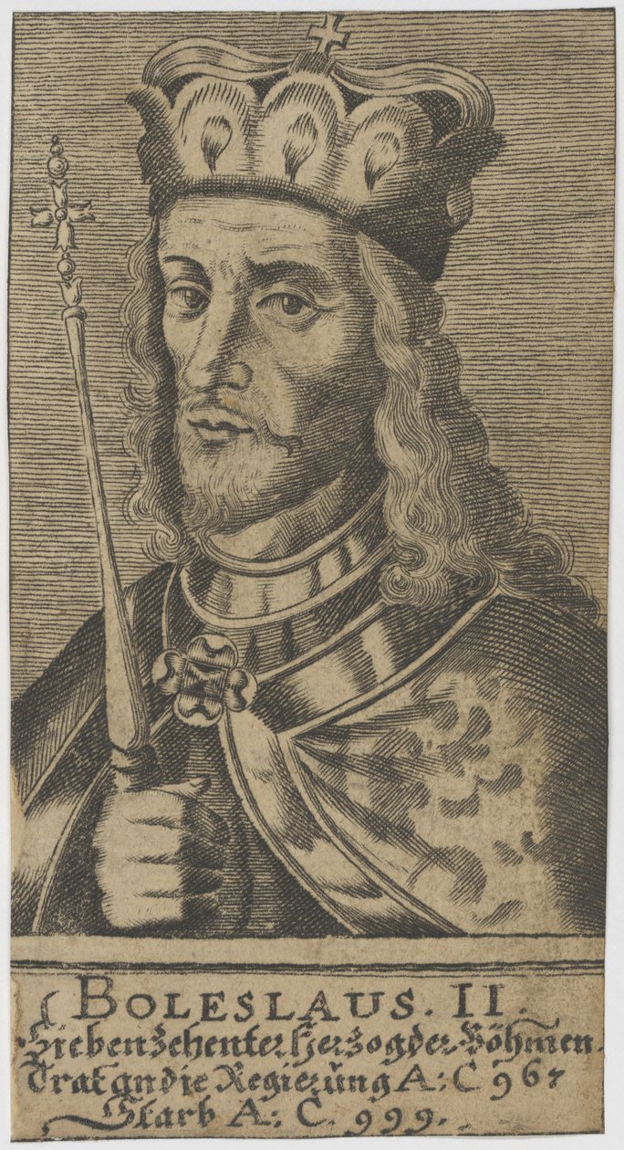 Boleslaus II, o Piedoso, Duque da Boêmia. de Unbekannt