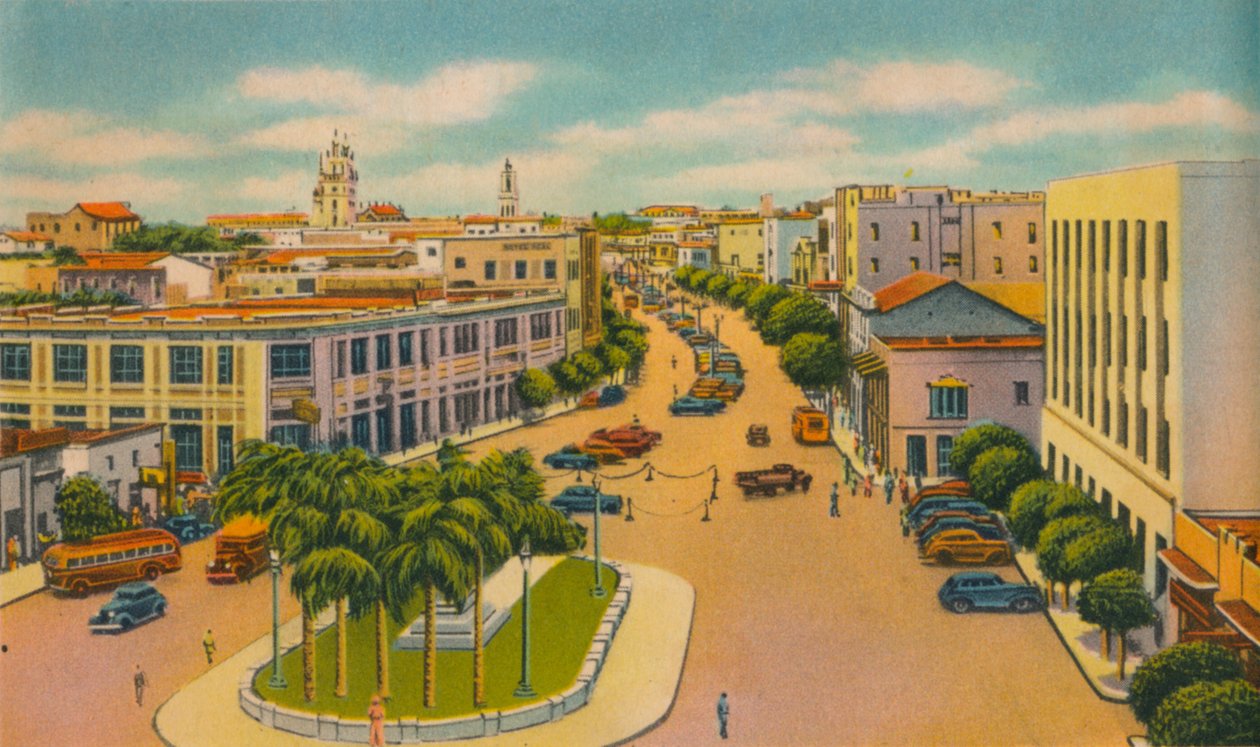 Bolivar Boulevard, Barranquilla, c1940s de Unbekannt