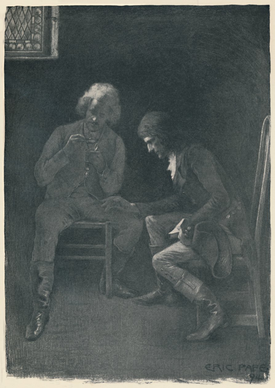 Bonaparte penhorando seu relógio, 1792, 1896. de Unbekannt