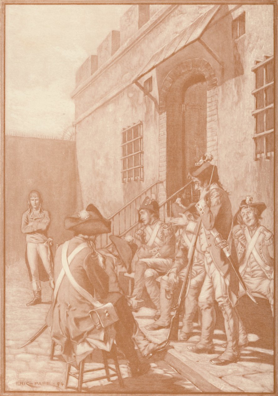 Bonaparte sob prisão, agosto de 1794, 1896 de Unbekannt