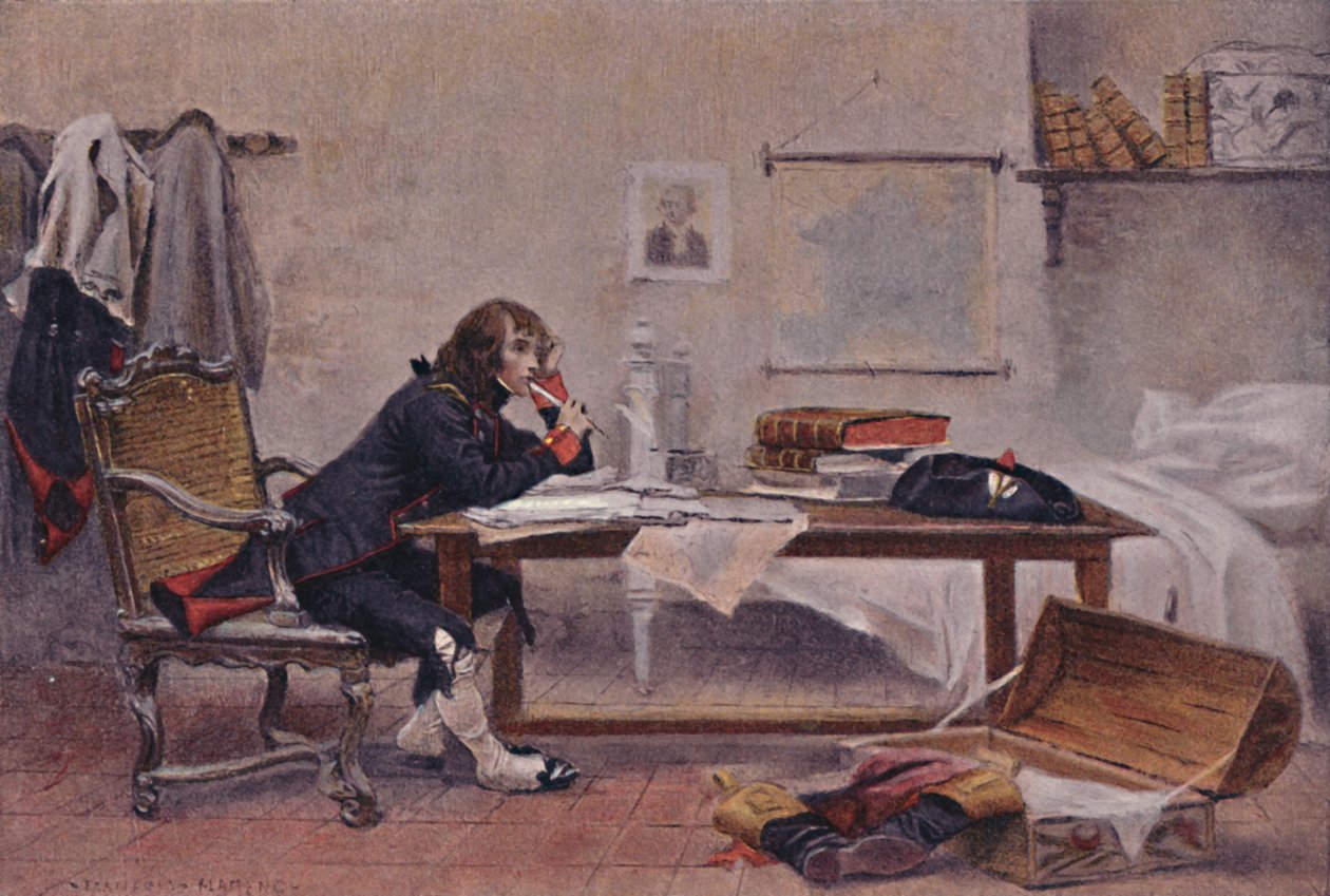 Bonaparte em Auxonne, 1788, 1896. de Unbekannt
