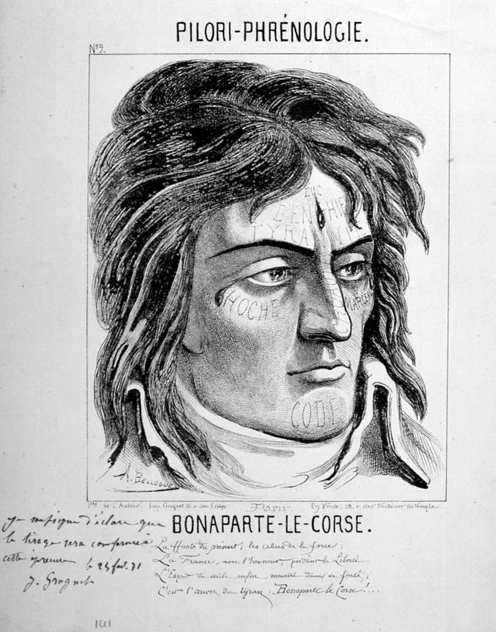 Bonaparte, o corso, 1871 de Unbekannt