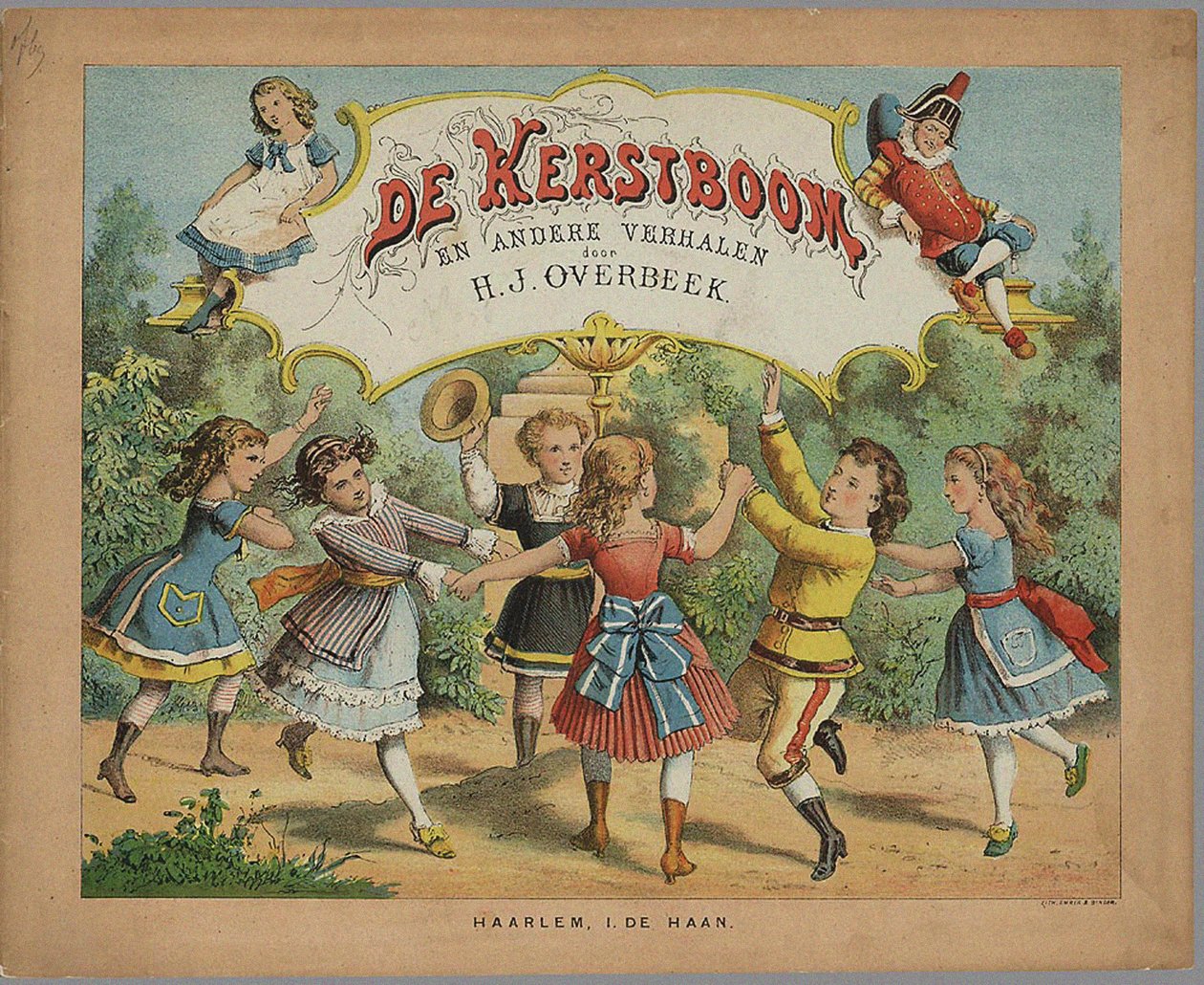 Capa do livro A árvore de Natal, 1877 de Unbekannt