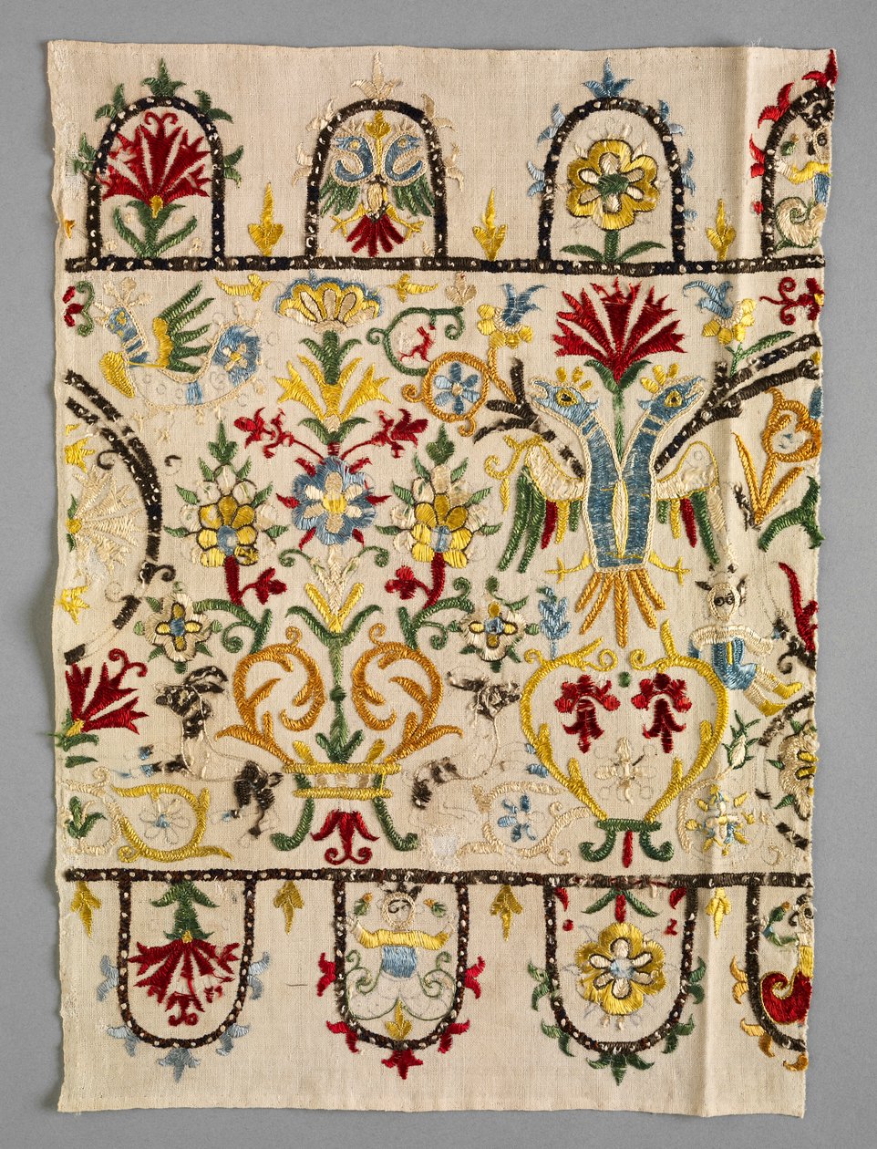 Faixa de fronteira de uma saia, 1600 - 1700. de Unbekannt