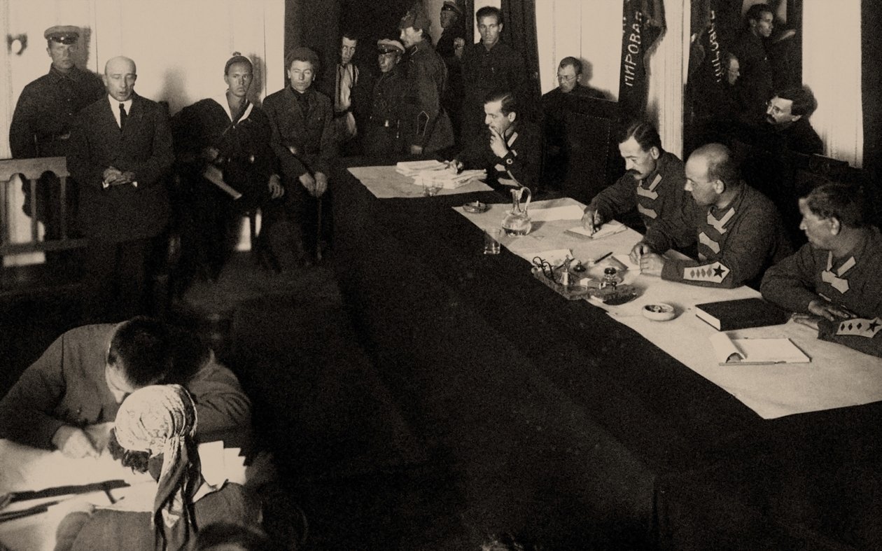 Boris Savinkov no Colégio Militar do Supremo Tribunal da União Soviética..., 1924. de Unbekannt