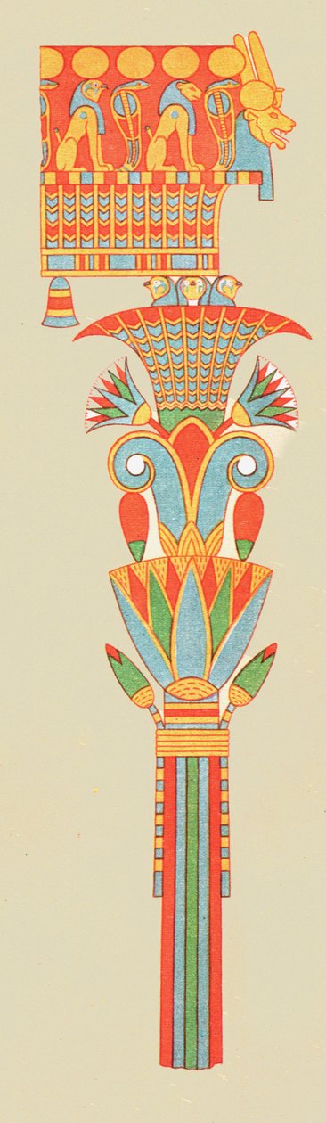 Capital do buquê, Tebas, Egito, 1928. de Unbekannt