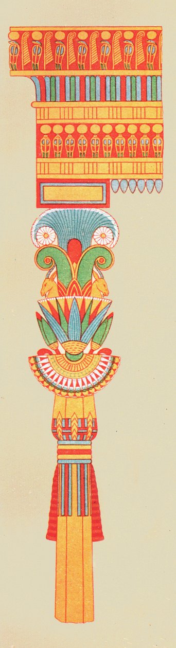 Capital do buquê, Tebas, Egito, 1928. de Unbekannt