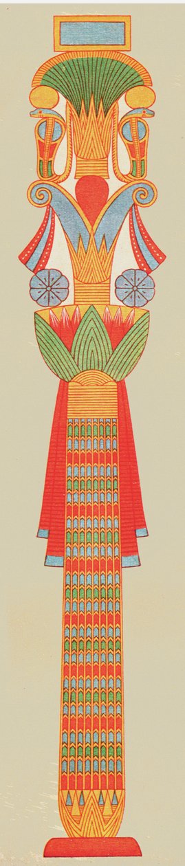 Capital do buquê, Tebas, Egito, 1928. de Unbekannt
