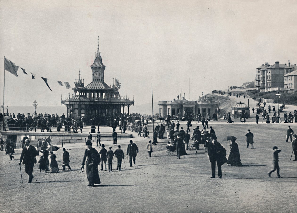 Bornemouth - a aproximação do cais, 1895 de Unbekannt