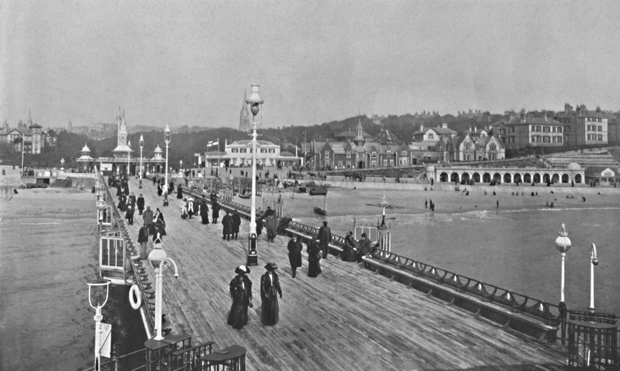 Cais de Bournemouth, c1910 de Unbekannt