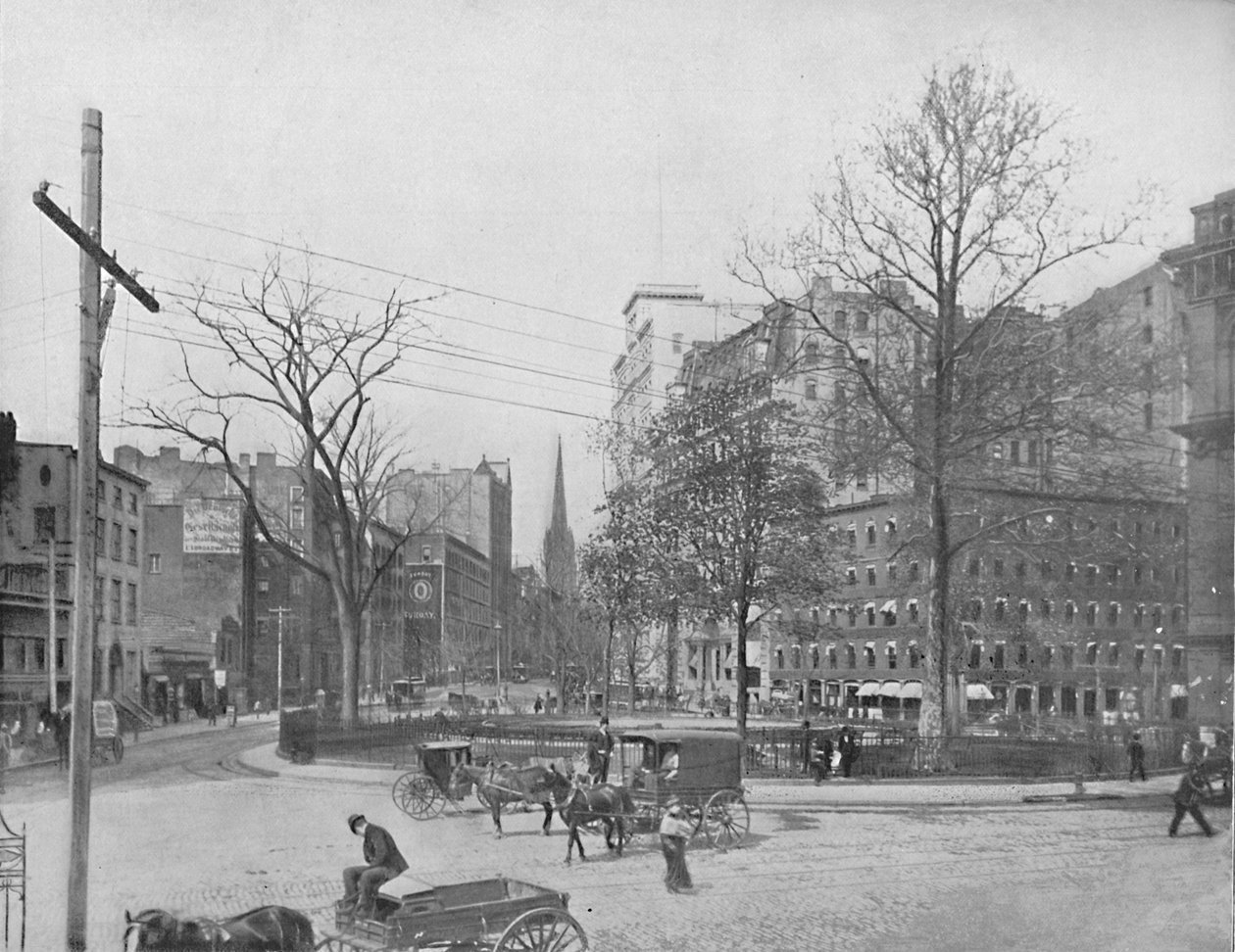 Bowling Green, Nova Iorque, c1897. de Unbekannt