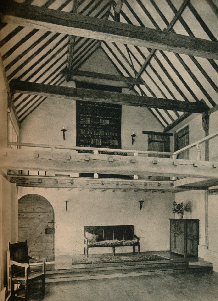 Fazenda Boxhurst, Kent: Fim da Sala de Dança. Restaurado e convertido por Oliver Hill, c1928 de Unbekannt