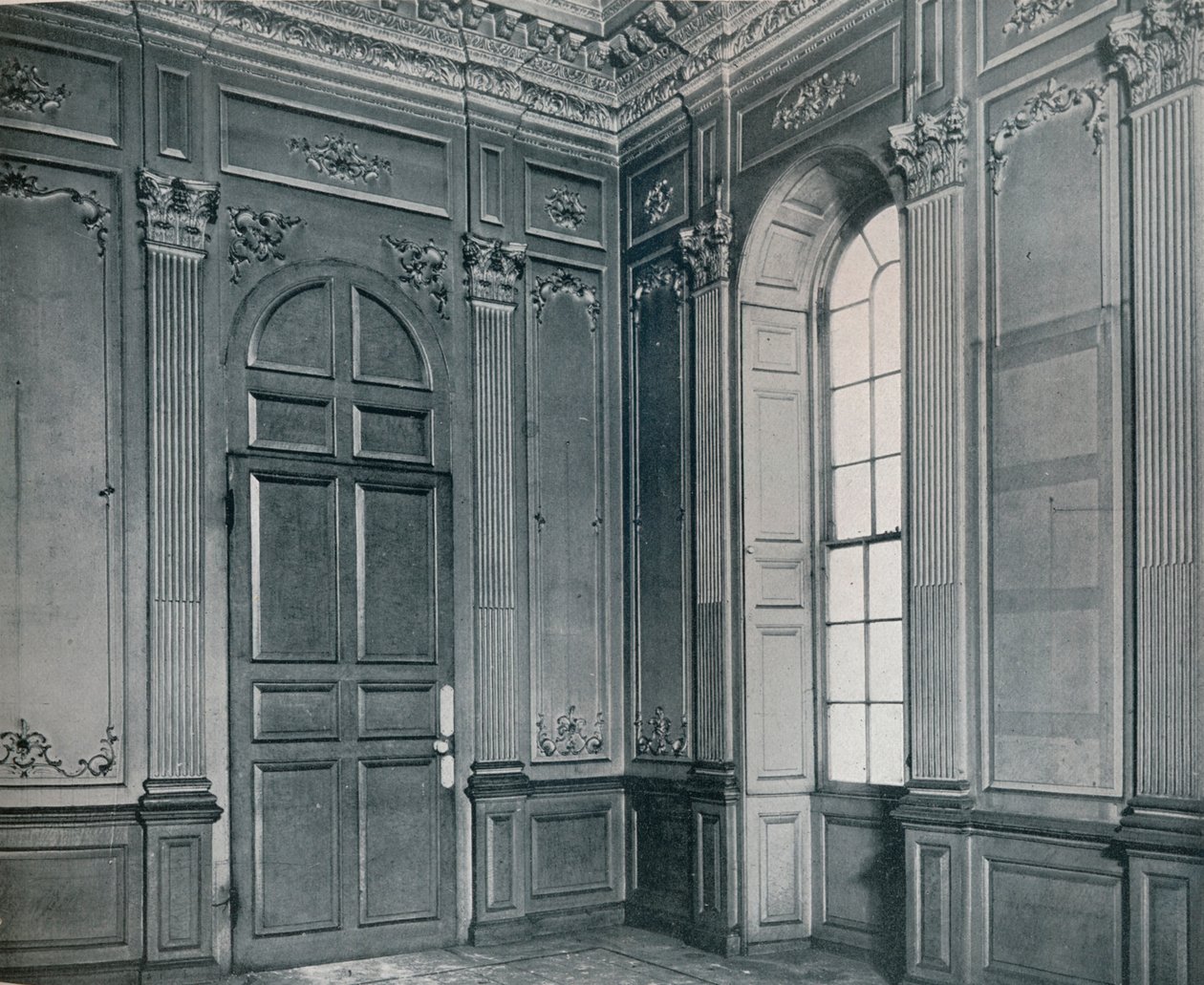 Bradmore House: Sala principal no primeiro andar, 1916 de Unbekannt