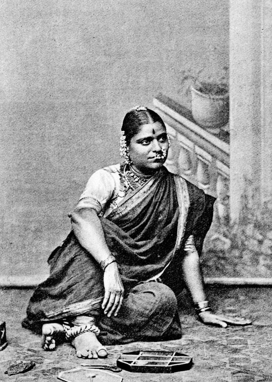 Mulher brâmane, Índia, 1917 de Unbekannt