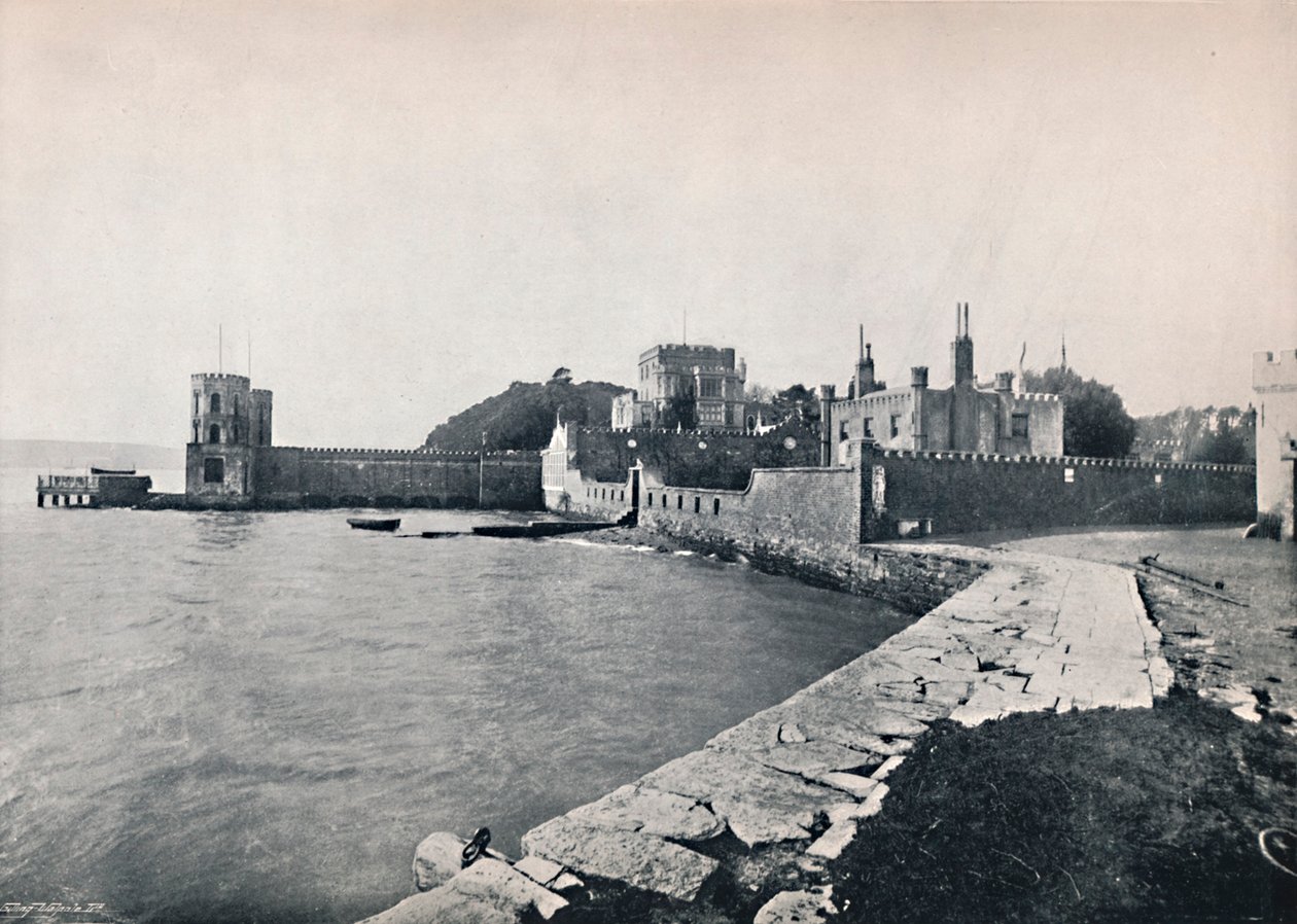 Ilha Branksea - Vista Geral do Castelo, 1895 de Unbekannt