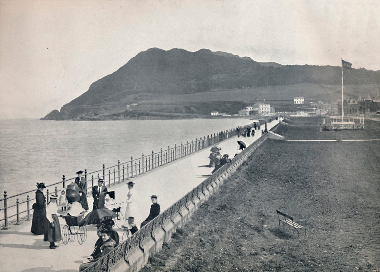 Bray - O passeio e Bray Head, 1895 de Unbekannt
