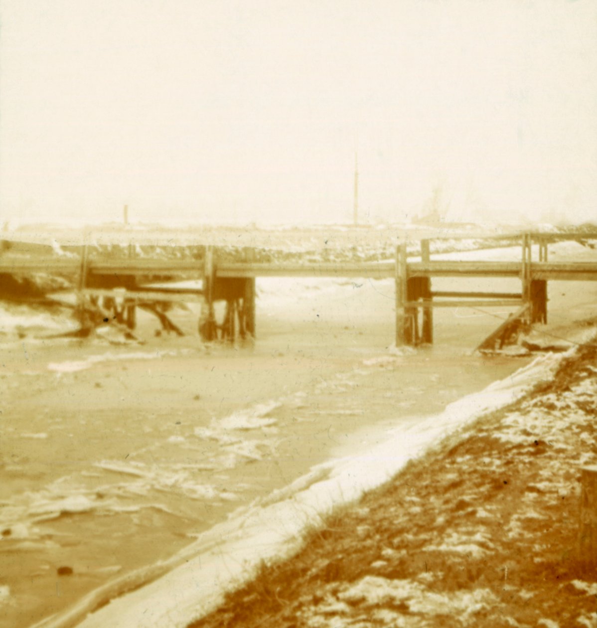 Ponte em Poperinge, Flandres, Bélgica, c1914-c1918 de Unbekannt