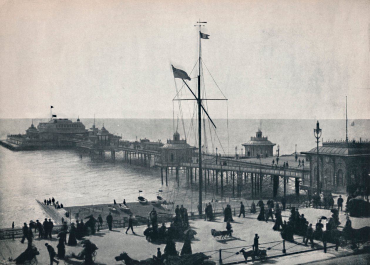 Brighton - o cais oeste, 1895 de Unbekannt