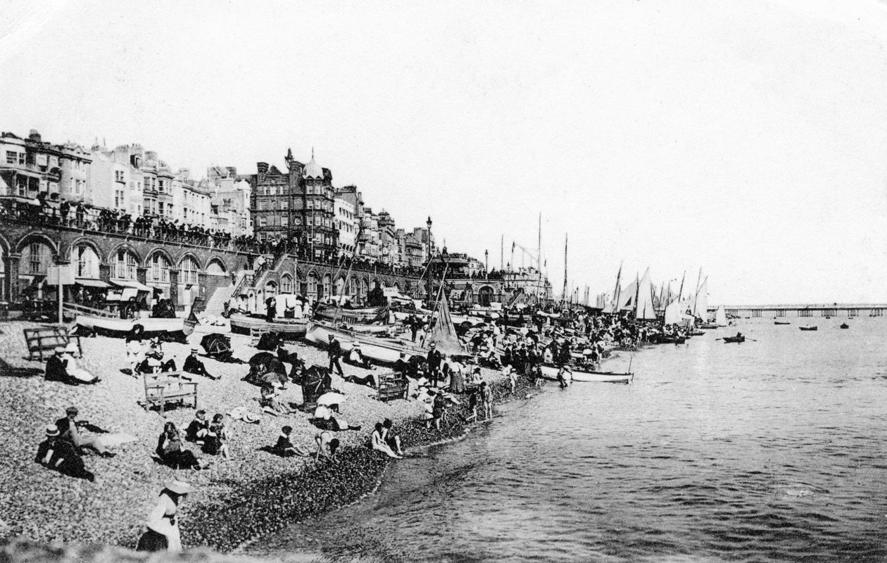 Praia de Brighton, East Sussex, c1900s-1920s de Unbekannt