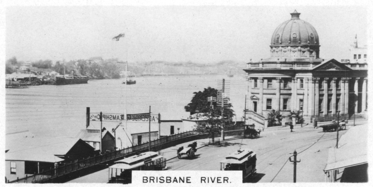 Rio Brisbane, Queensland, Austrália, 1928 de Unbekannt