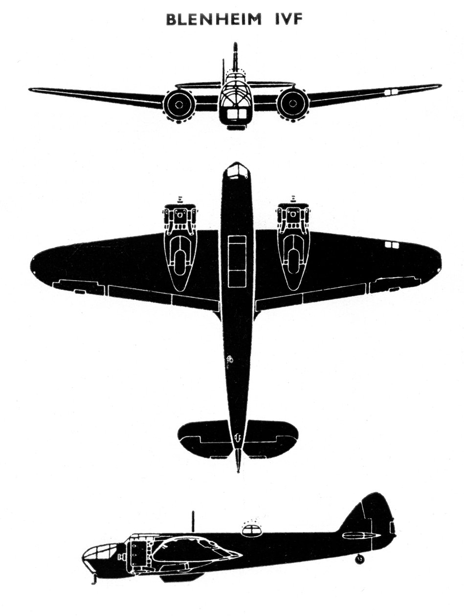 Bristol Blenheim Mk IVF, 1941 de Unbekannt