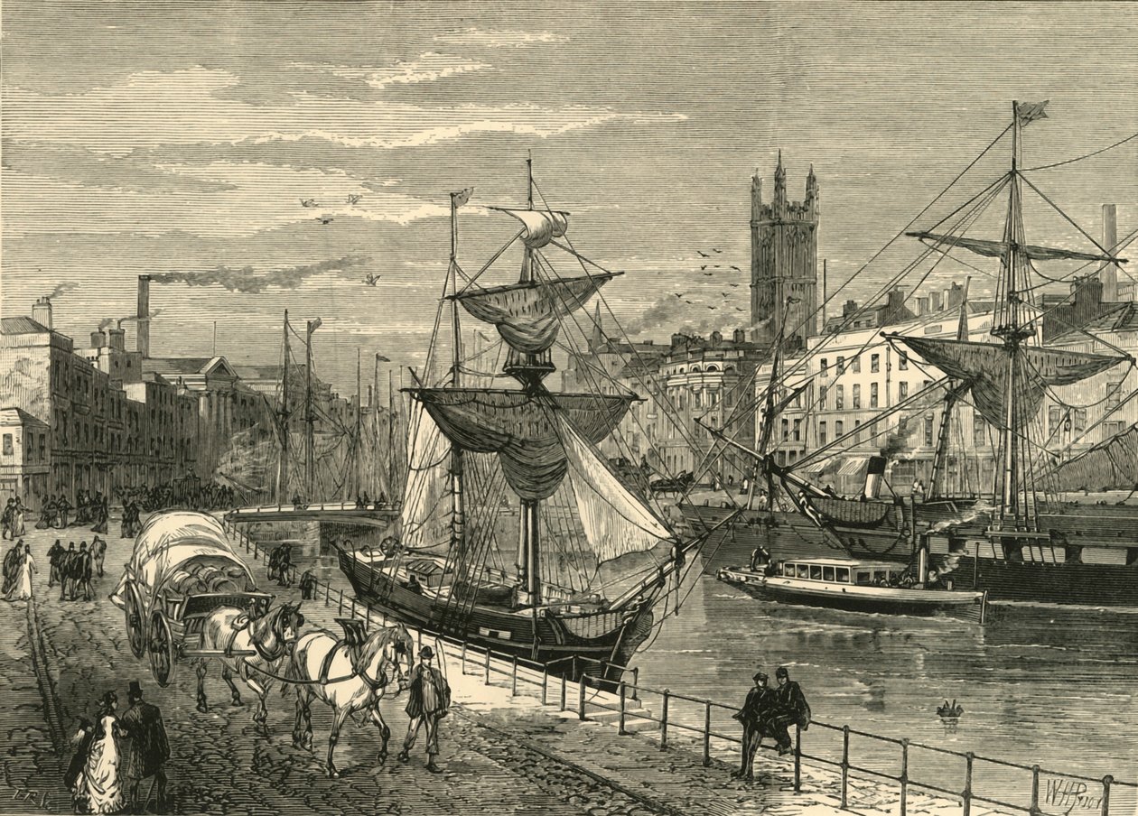 Bristol, de St. Augustines Quay, 1898. de Unbekannt