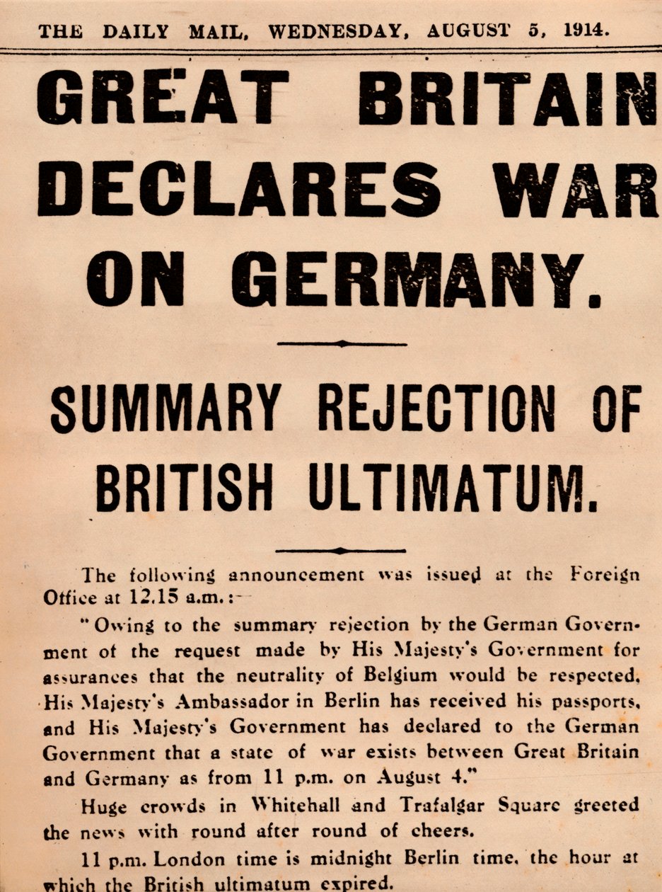 Grã-Bretanha declara guerra à Alemanha, 1914 1935 de Unbekannt